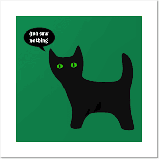 guilty catty cat cats Posters and Art